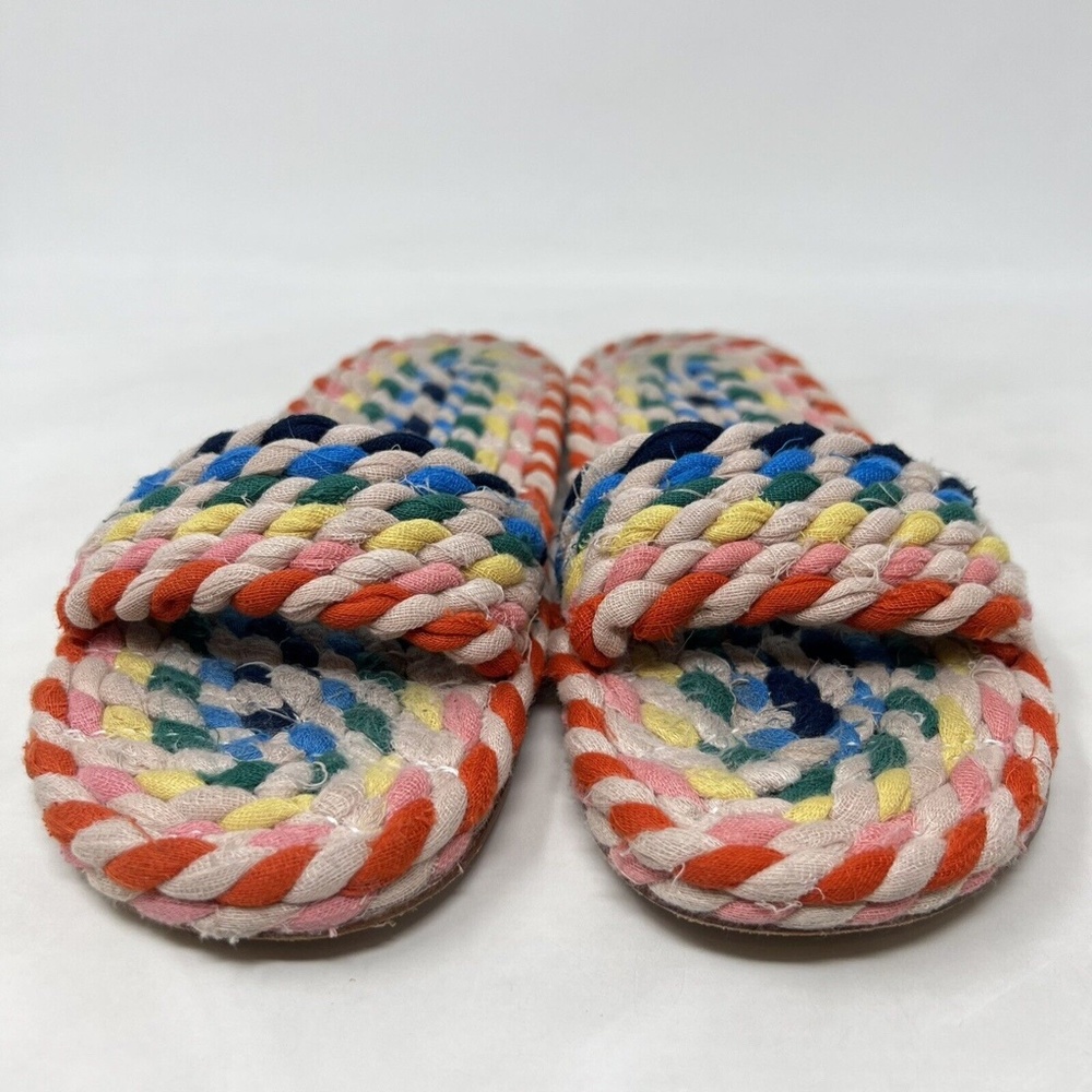 Loeffler Randall Elle Rope Slide Sandal Women's 9.5 B Flat Shoes - Picture 3 of 6
